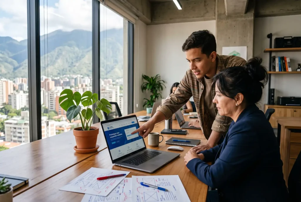 diseño web corporativo en chacao y las mercedes